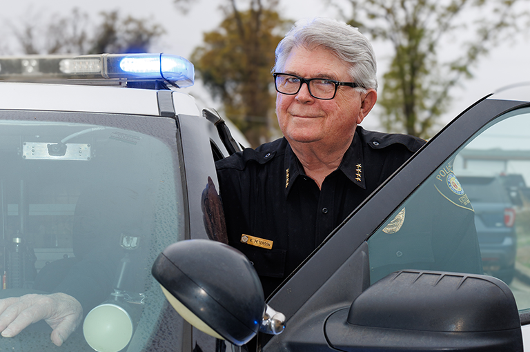 Photo of Police Chief Klay Peterson